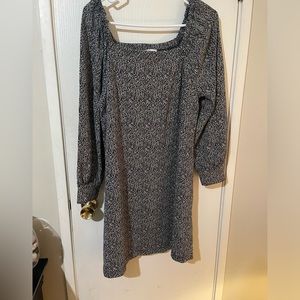 LOFT square neck knit dress